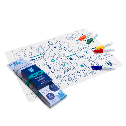 set à colorier Château